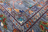 Peshawar Handmade Wool Rug - 5' 11" X 7' 11" - Golden Nile