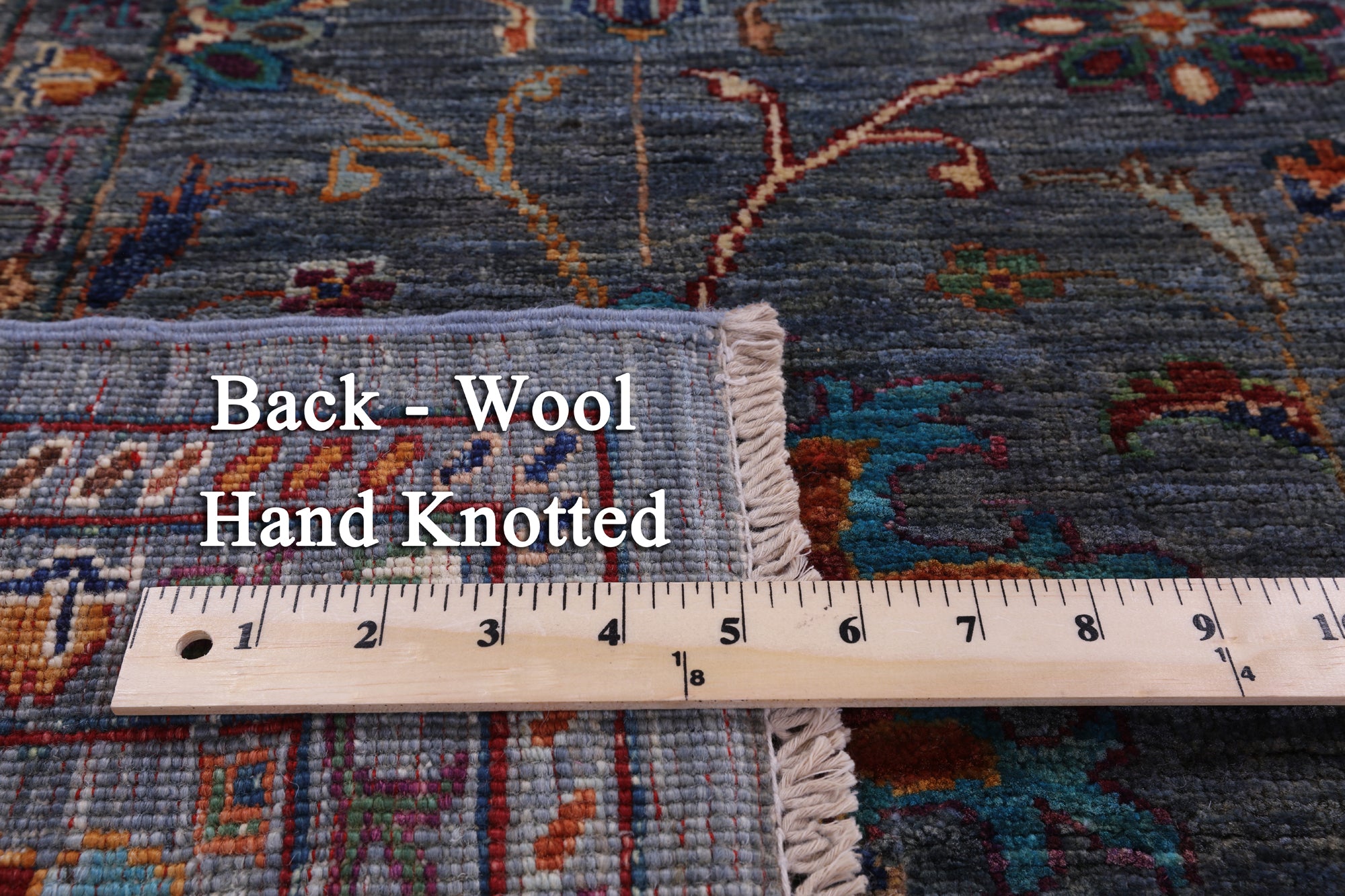 Peshawar Handmade Wool Rug - 5' 11" X 7' 11" - Golden Nile