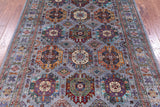 Turkmen Ersari Hand Knotted Wool Rug - 5' 5" X 7' 10" - Golden Nile