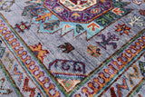 Turkmen Ersari Hand Knotted Wool Rug - 5' 5" X 7' 10" - Golden Nile