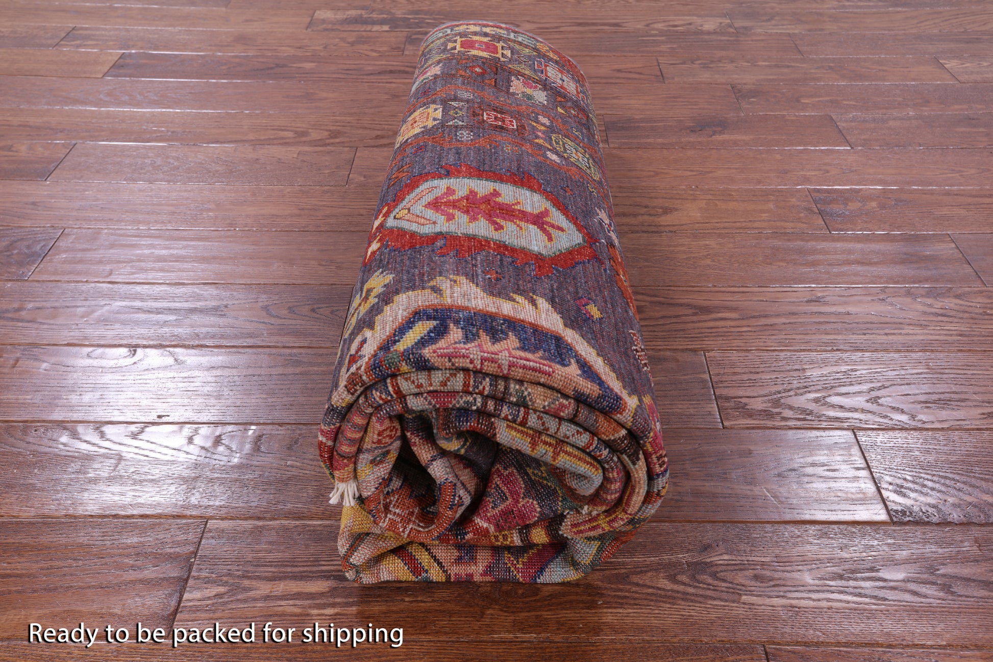 Tribal Persian Hand Knotted Wool Rug - 5' 8" X 8' 0" - Golden Nile