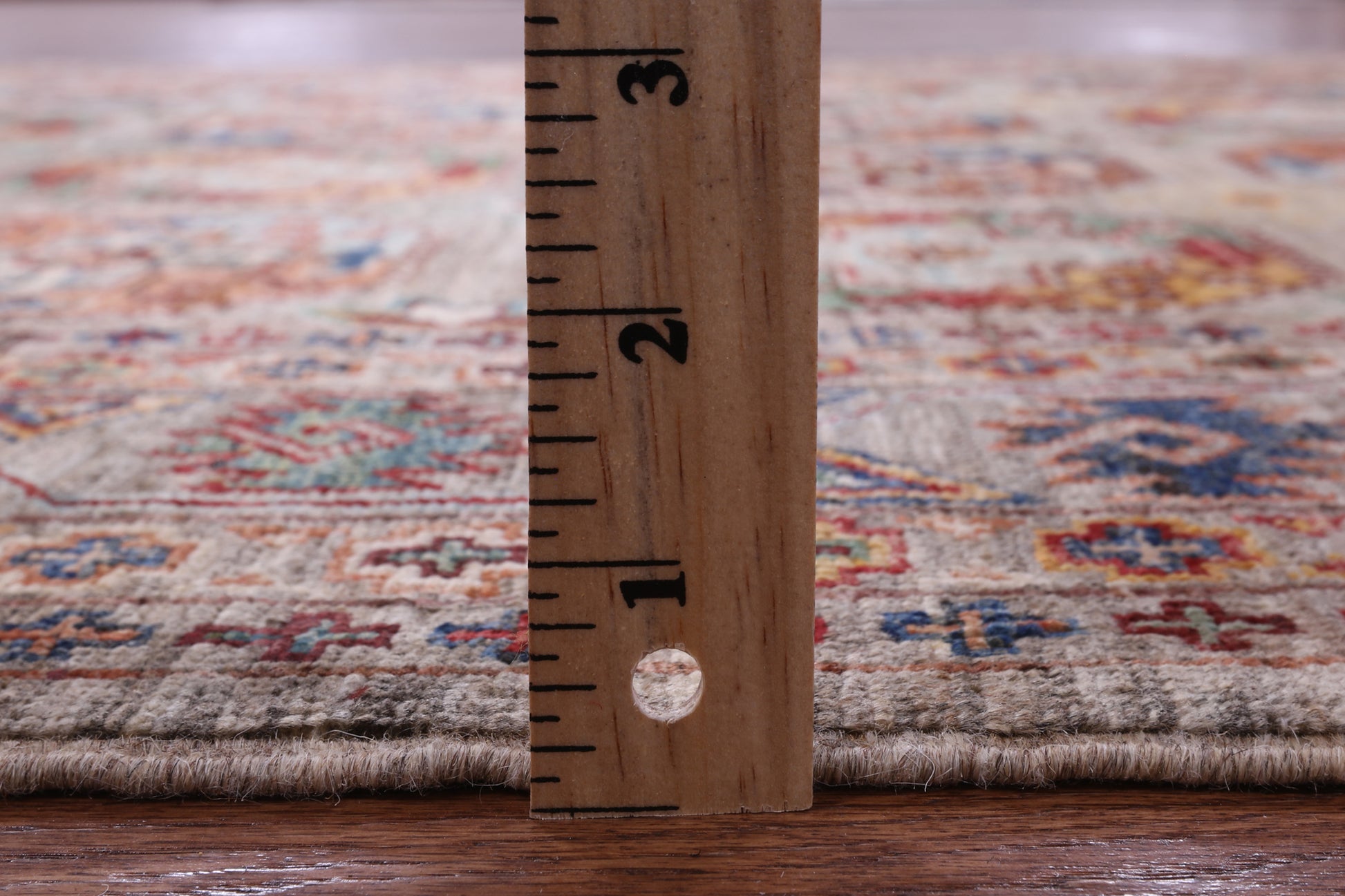 Turkmen Ersari Hand Knotted Wool Rug - 5' 0" X 6' 6" - Golden Nile