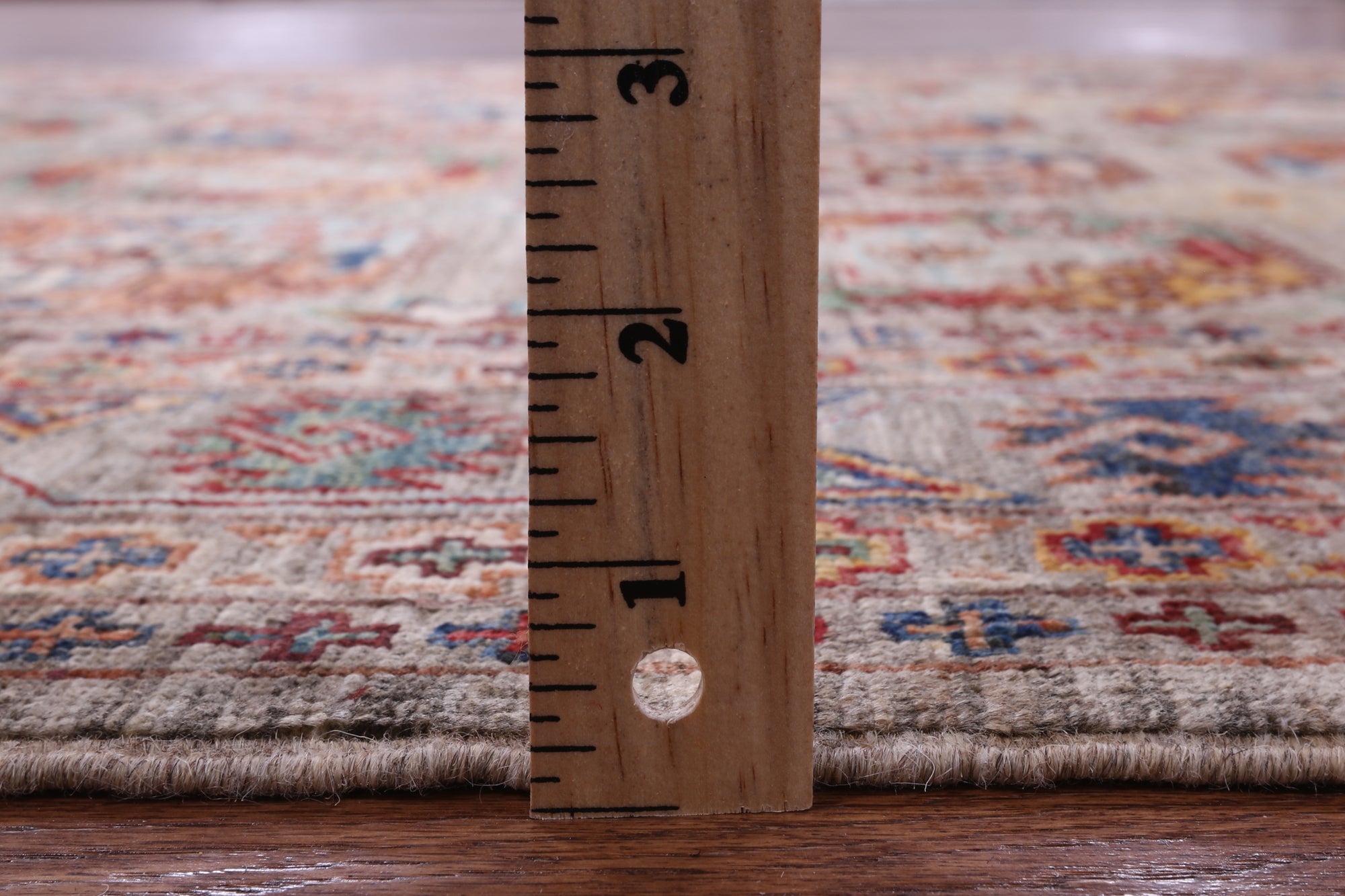 Turkmen Ersari Hand Knotted Wool Rug - 5' 0" X 6' 6" - Golden Nile
