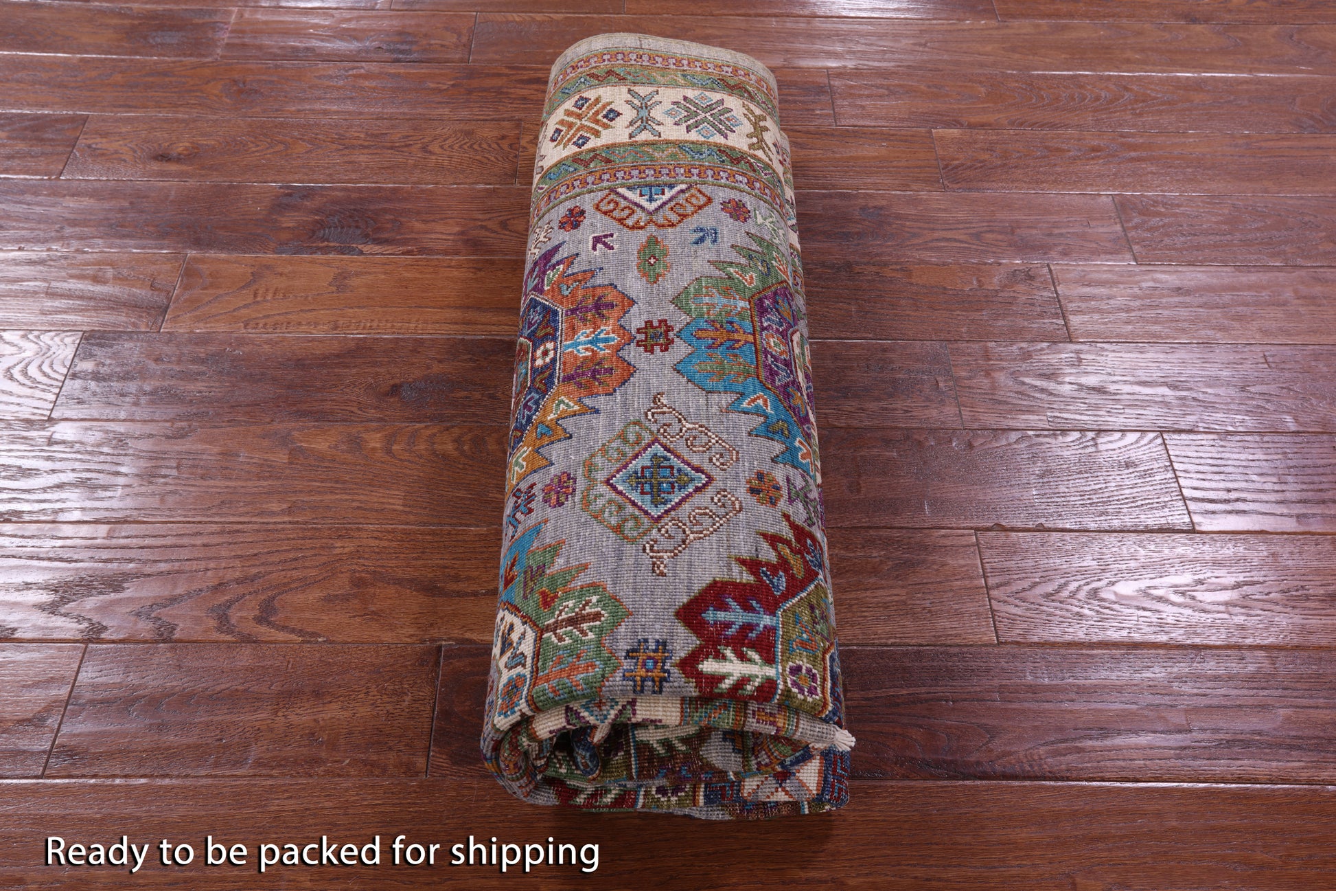 Turkmen Ersari Hand Knotted Wool Rug - 5' 7" X 8' 1" - Golden Nile