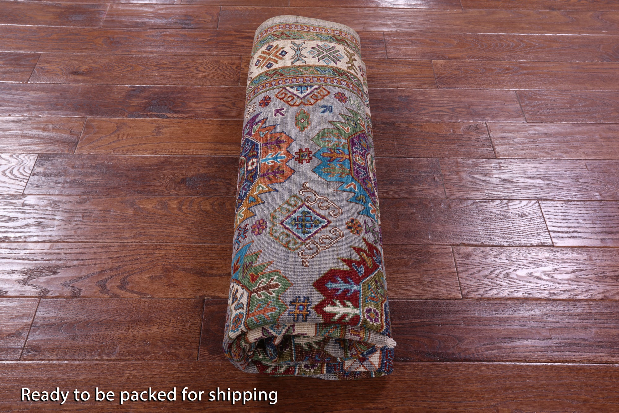 Turkmen Ersari Hand Knotted Wool Rug - 5' 7" X 8' 1" - Golden Nile