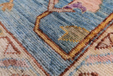Grey Turkish Oushak Hand Knotted Wool Rug - 9' 1" X 11' 9" - Golden Nile