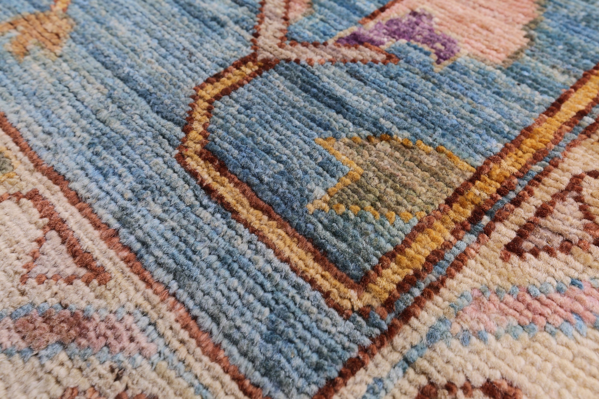 Grey Turkish Oushak Hand Knotted Wool Rug - 9' 1" X 11' 9" - Golden Nile