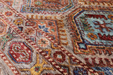 Khorjin Persian Gabbeh Hand Knotted Wool Rug - 5' 9" X 8' 0" - Golden Nile