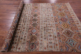 Khorjin Persian Gabbeh Hand Knotted Wool Rug - 5' 9" X 8' 0" - Golden Nile