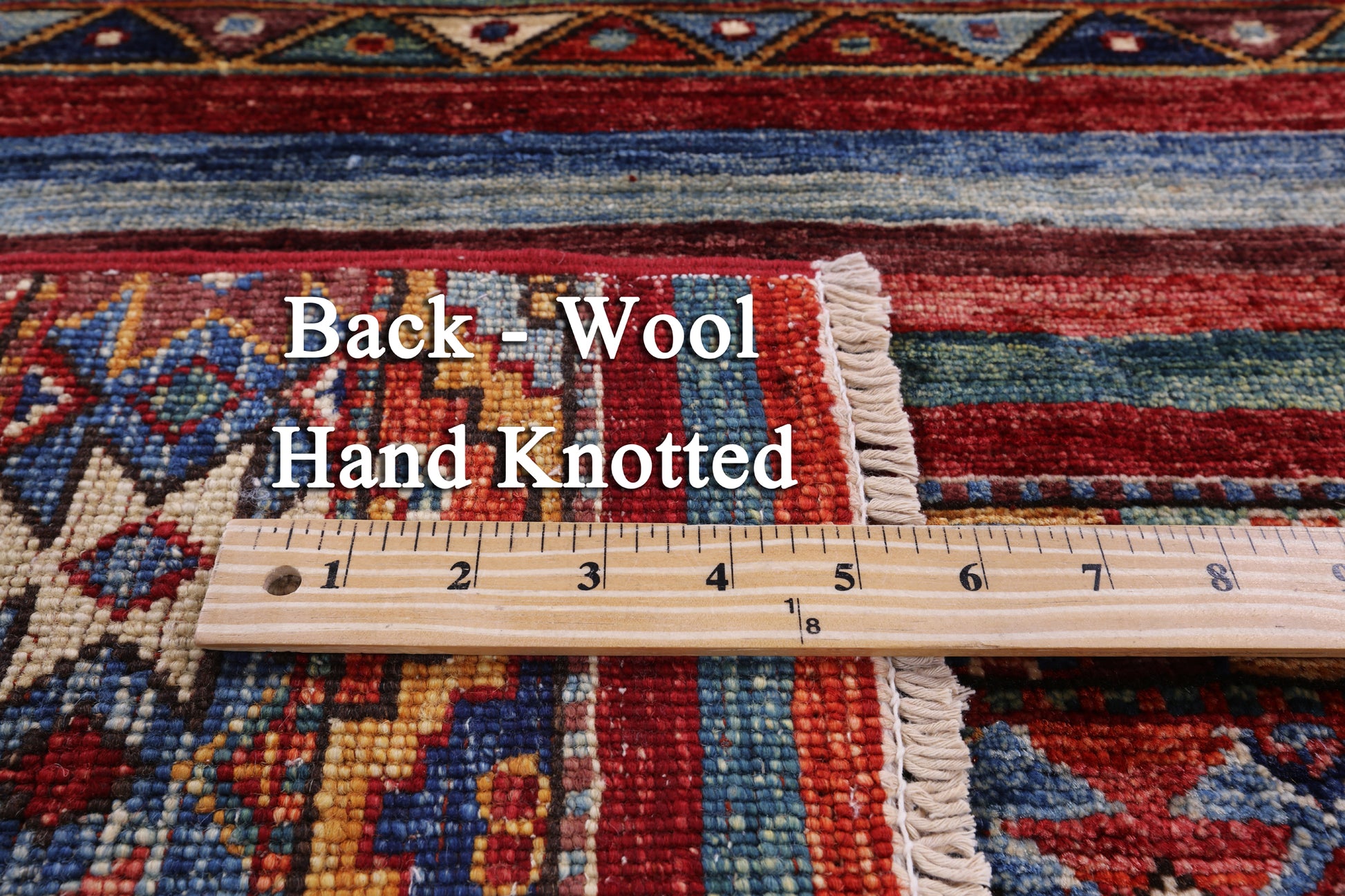 Khorjin Persian Gabbeh Hand Knotted Wool Rug - 3' 11" X 5' 10" - Golden Nile