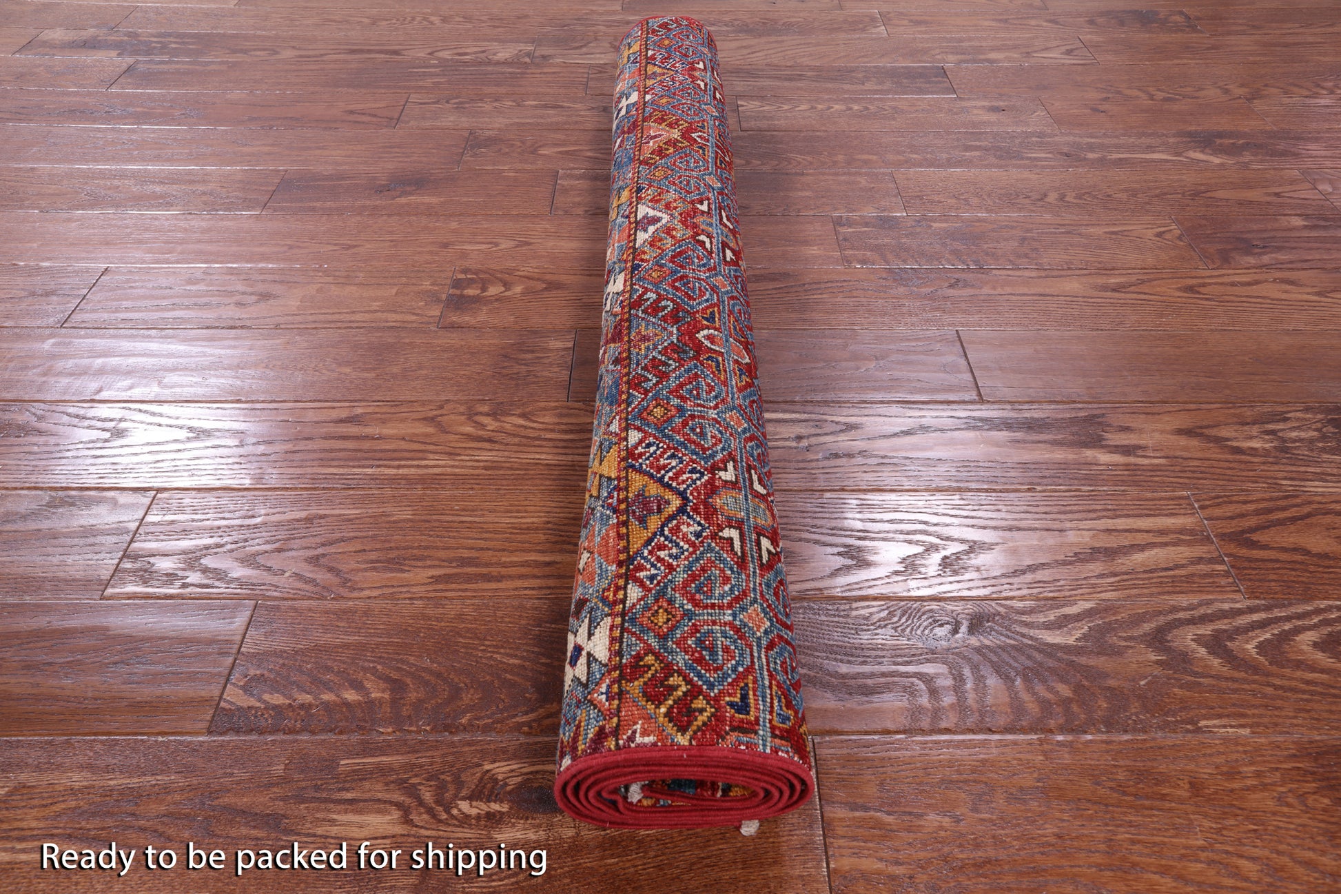 Khorjin Persian Gabbeh Handmade Wool Rug - 4' 0" X 5' 11" - Golden Nile