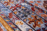 Khorjin Persian Gabbeh Hand Knotted Wool Rug - 4' 11" X 6' 9" - Golden Nile