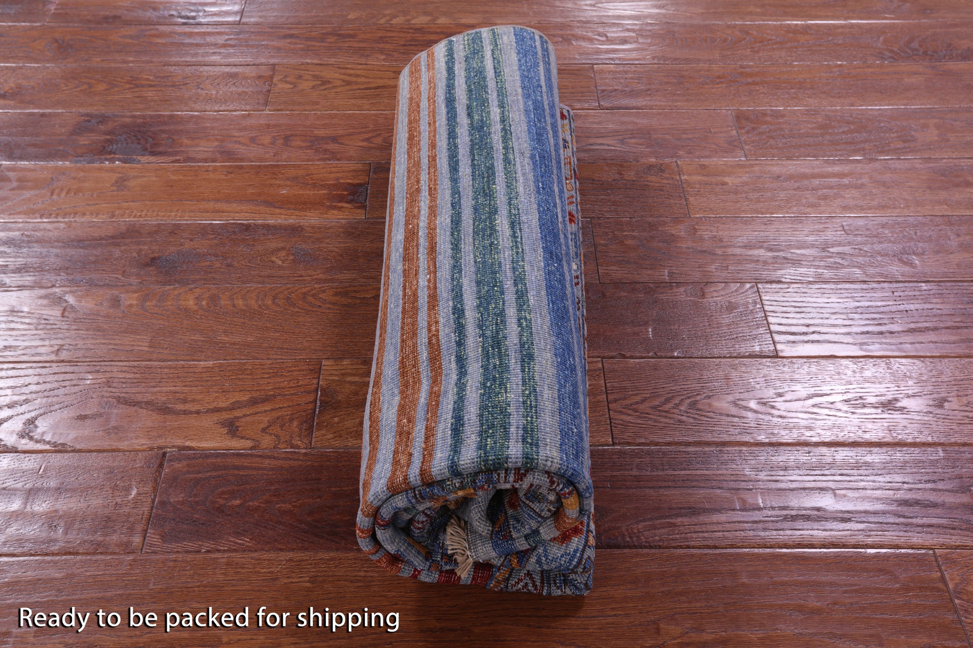 Khorjin Persian Gabbeh Hand Knotted Wool Rug - 4' 11" X 6' 9" - Golden Nile