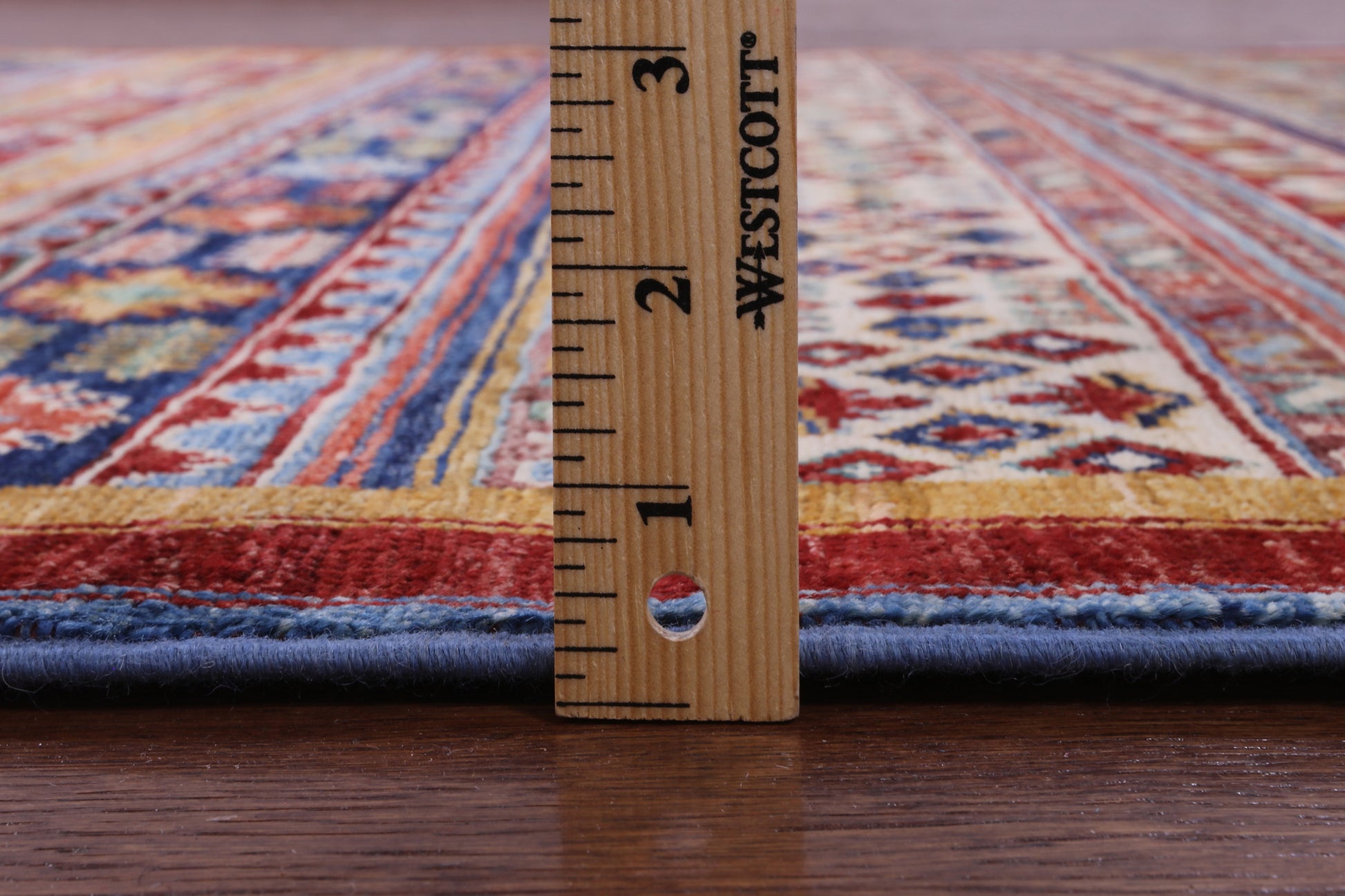 Tribal Persian Gabbeh Hand Knotted Wool Rug - 4' 10" X 6' 4" - Golden Nile