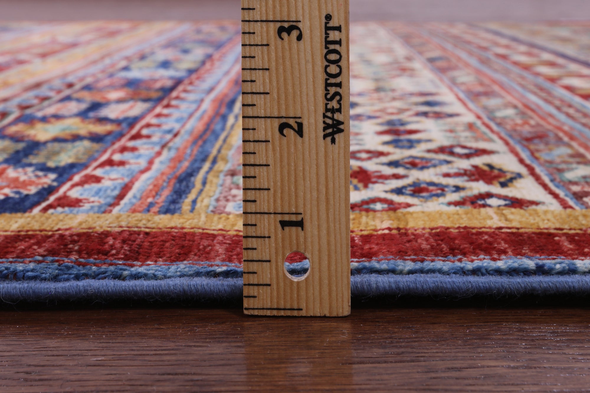 Tribal Persian Gabbeh Hand Knotted Wool Rug - 4' 10" X 6' 4" - Golden Nile