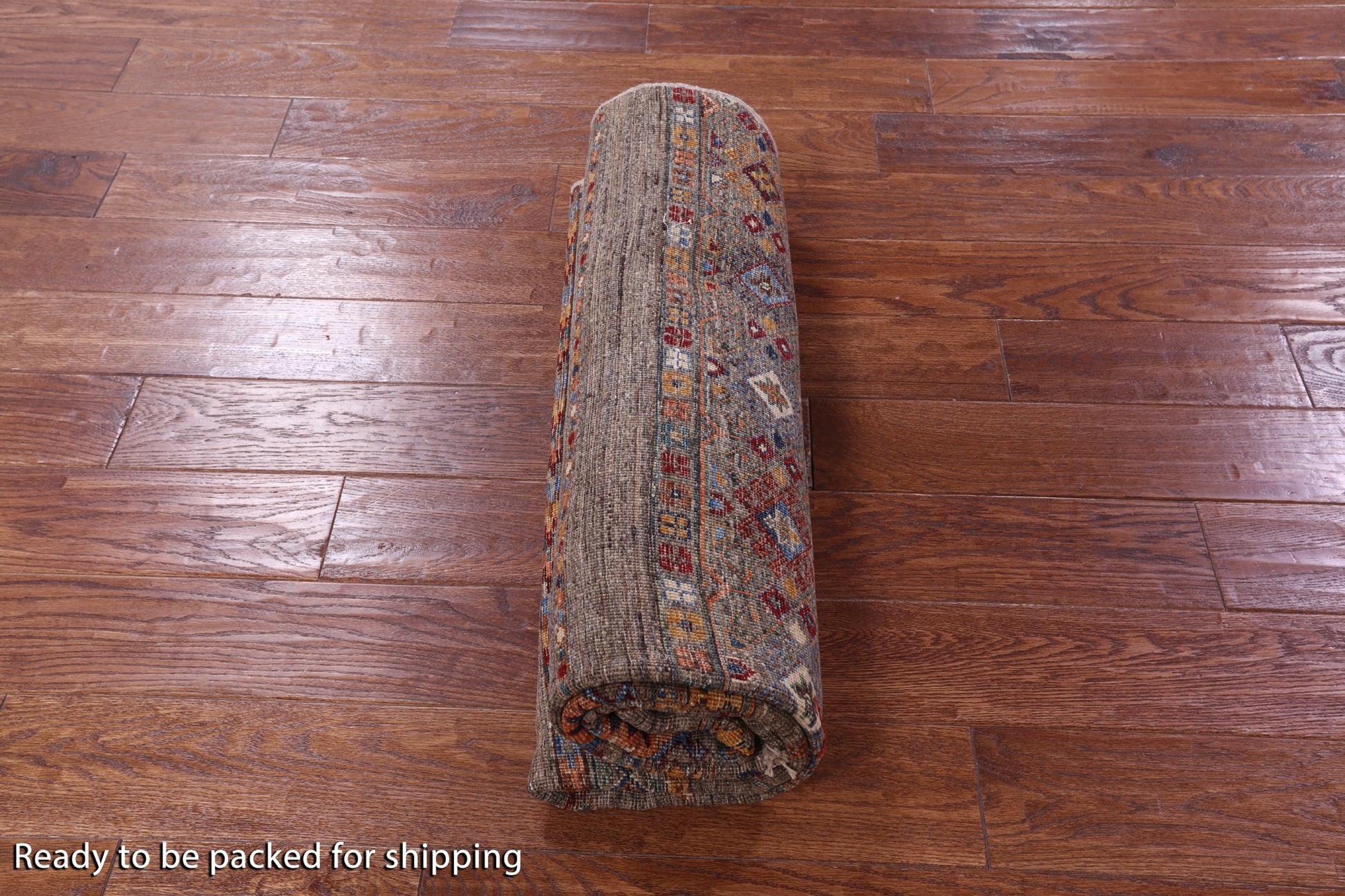 Khorjin Persian Gabbeh Hand Knotted Wool Rug - 4' 11" X 7' 2" - Golden Nile