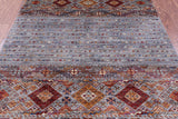 Khorjin Persian Gabbeh Handmade Wool Rug - 4' 11" X 6' 9" - Golden Nile
