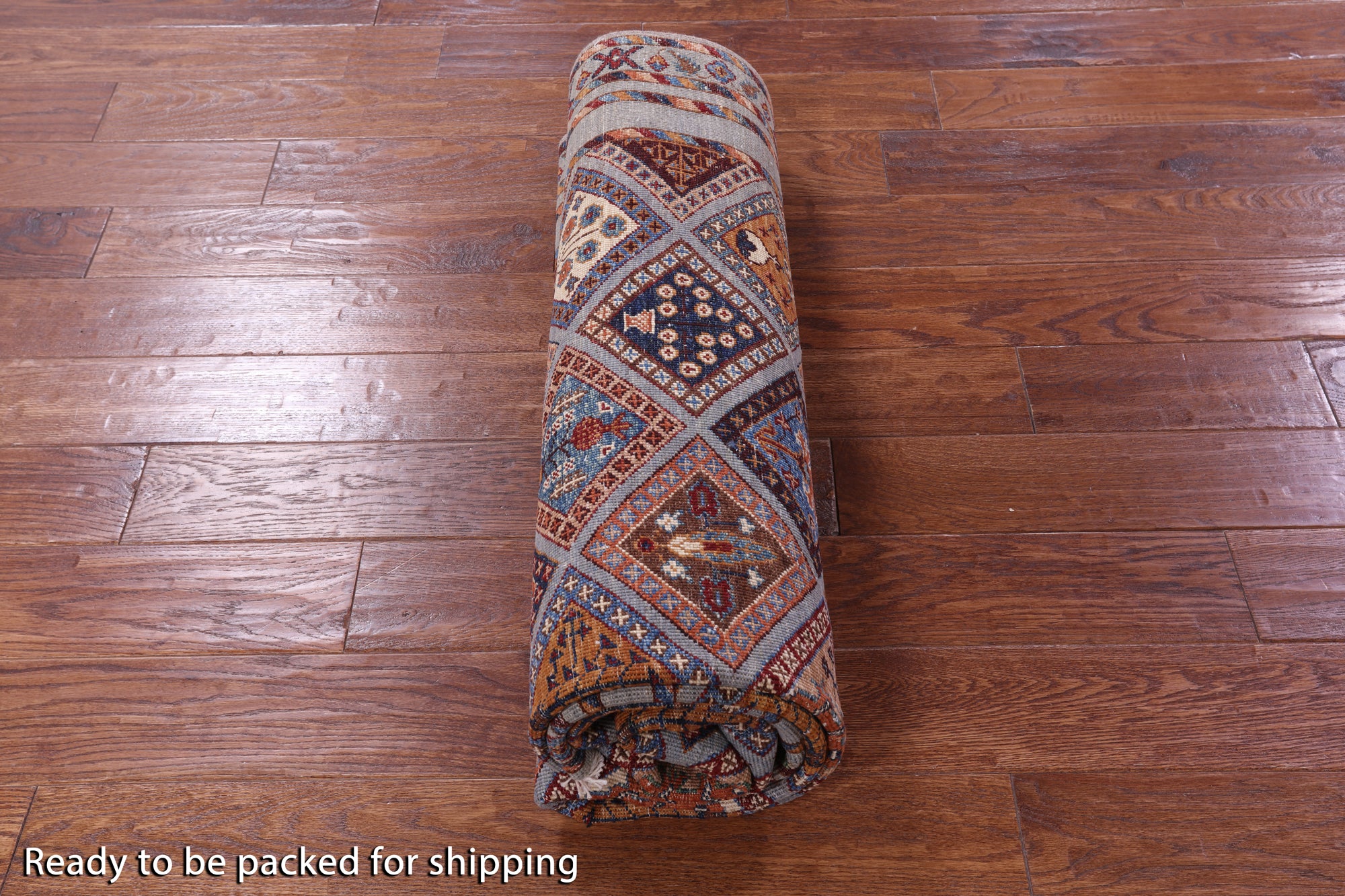 Tribal Persian Gabbeh Hand Knotted Wool Rug - 5' 9" X 8' 1" - Golden Nile