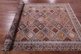 Tribal Persian Gabbeh Hand Knotted Wool Rug - 5' 9" X 8' 1" - Golden Nile