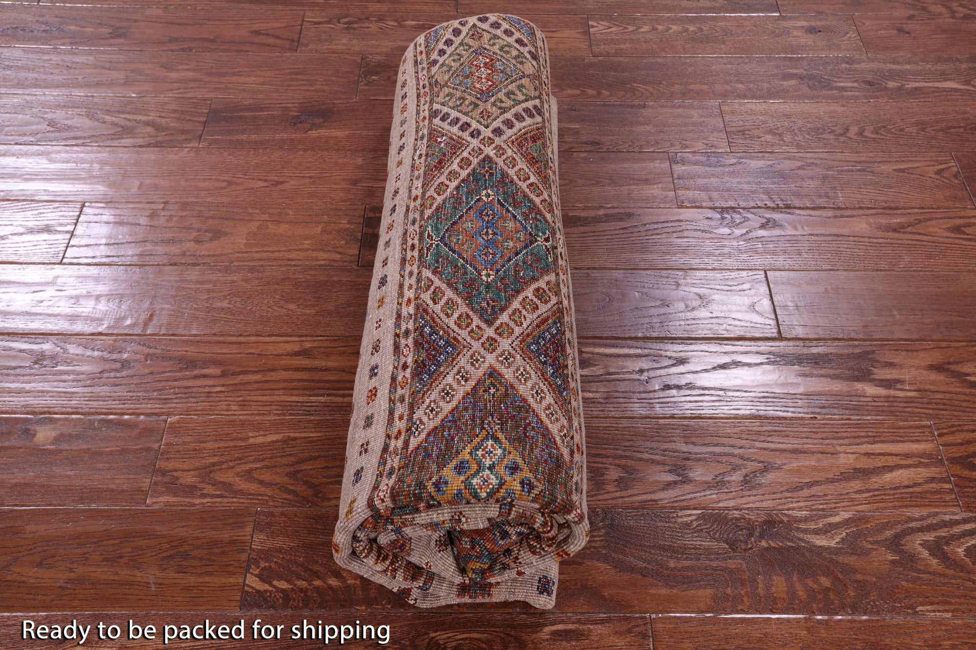 Khorjin Persian Gabbeh Handmade Wool Rug - 5' 8" X 7' 9" - Golden Nile