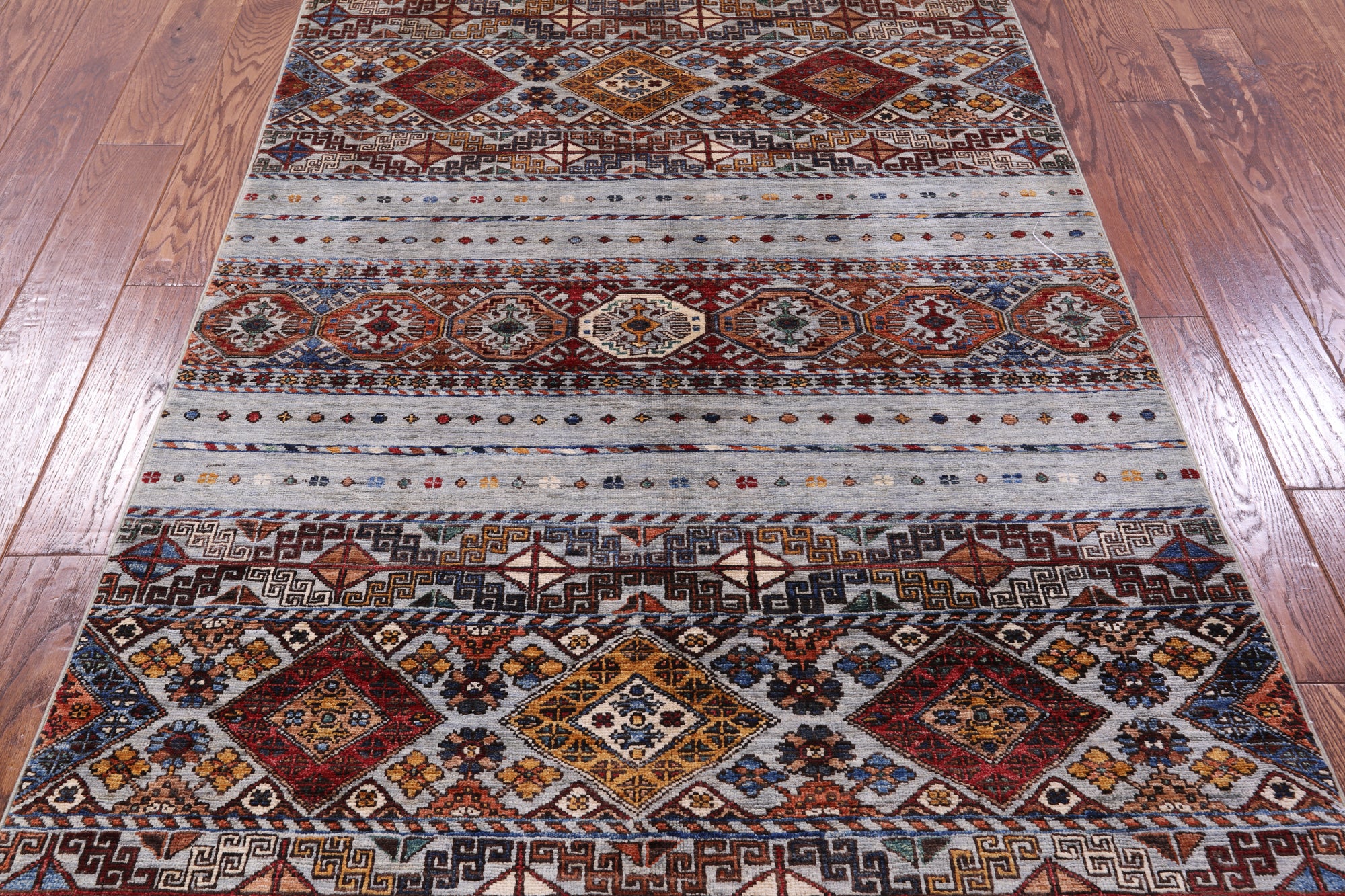 Khorjin Persian Gabbeh Hand Knotted Wool Rug - 3' 11" X 5' 9" - Golden Nile