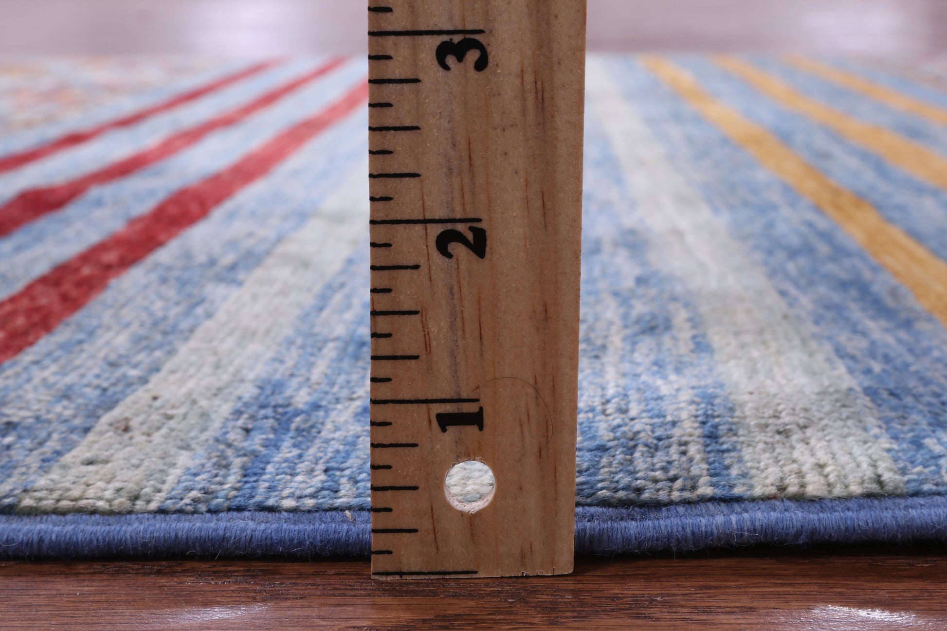 Khorjin Persian Gabbeh Hand Knotted Wool Rug - 3' 3" X 5' 4" - Golden Nile