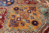 Khorjin Persian Gabbeh Handmade Wool Rug - 3' 0" X 5' 3" - Golden Nile