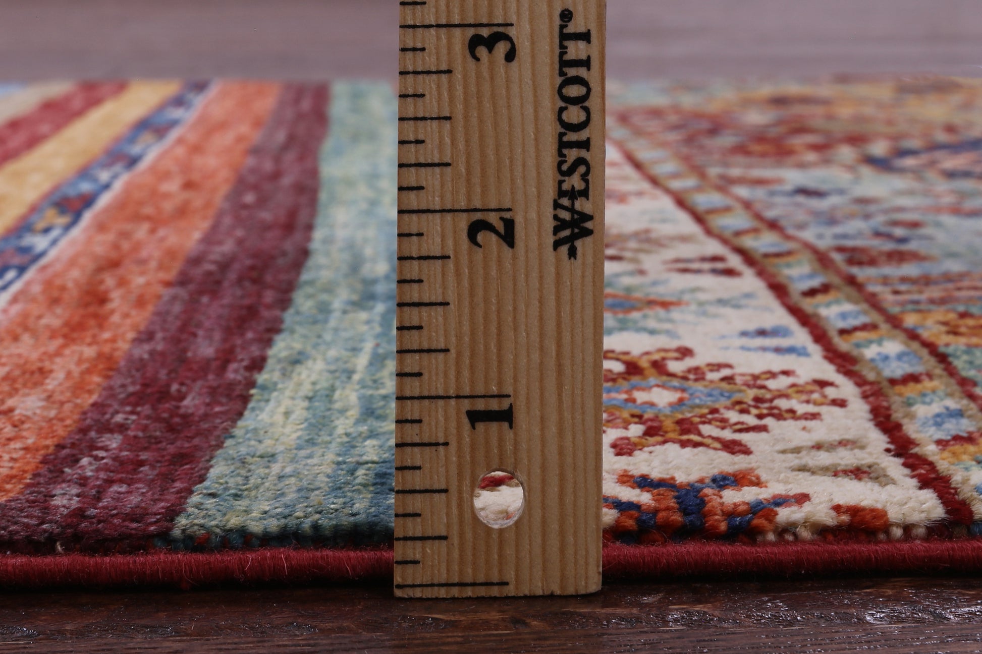 Khorjin Persian Gabbeh Handmade Wool Rug - 3' 0" X 5' 3" - Golden Nile