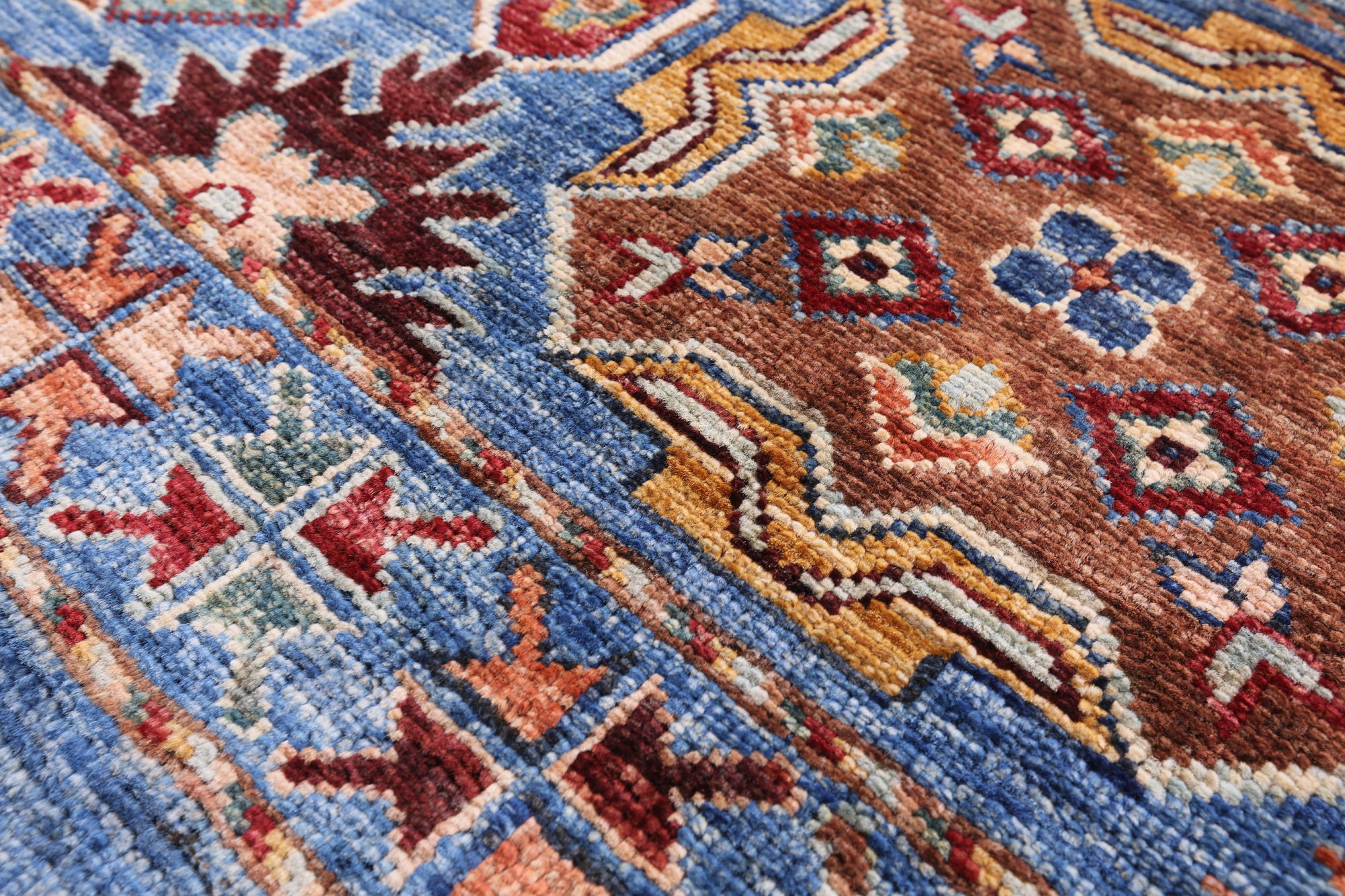 Khorjin Persian Gabbeh Hand Knotted Wool Rug - 3' 3" X 5' 2" - Golden Nile
