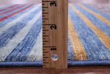 Khorjin Persian Gabbeh Hand Knotted Wool Rug - 3' 3" X 5' 2" - Golden Nile