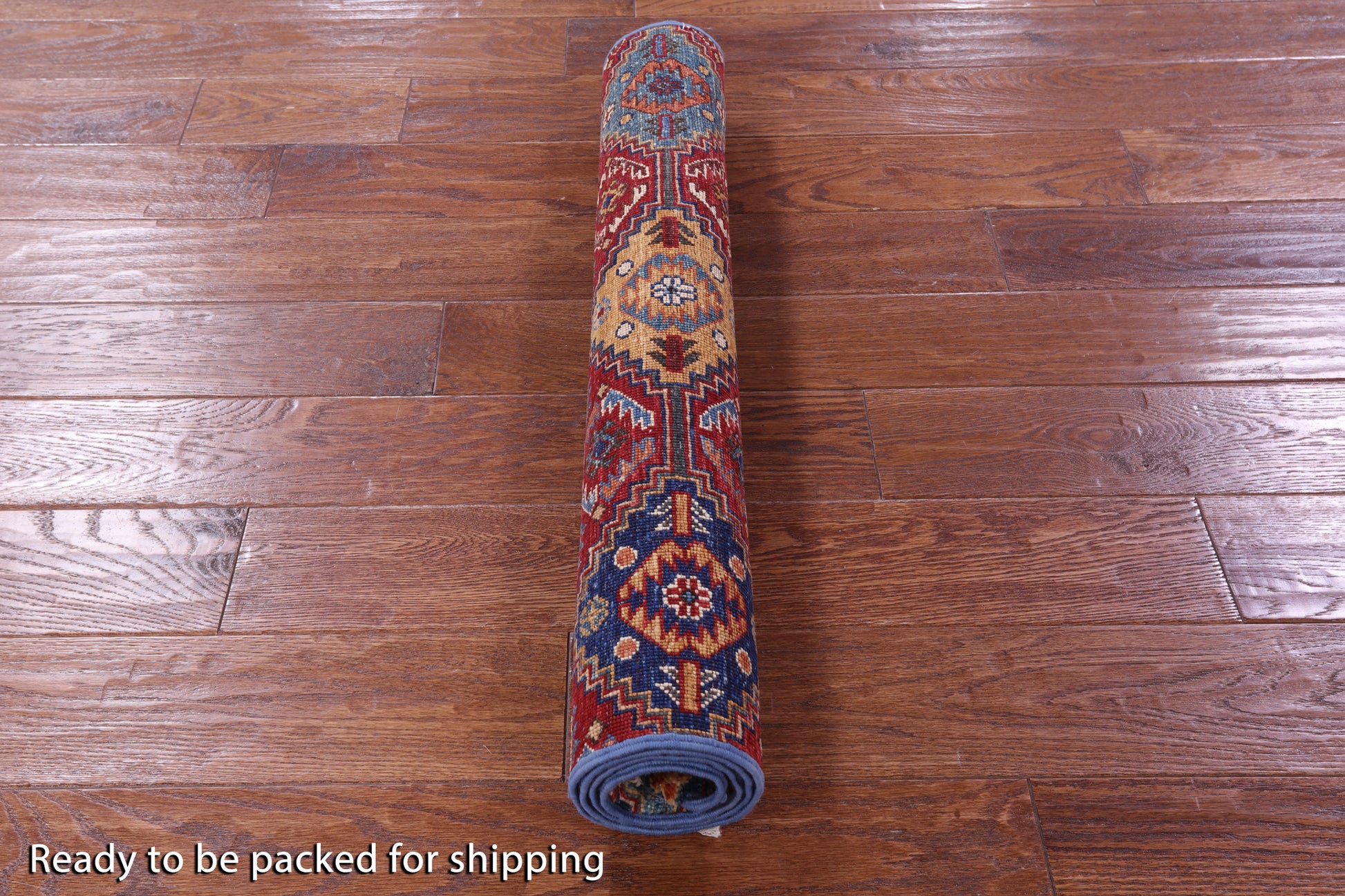 Blue Khorjin Persian Gabbeh Hand Knotted Wool Rug - 2' 9" X 4' 0" - Golden Nile