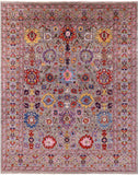 Persian Fine Serapi Hand Knotted Wool Rug - 8' 1" X 9' 10" - Golden Nile