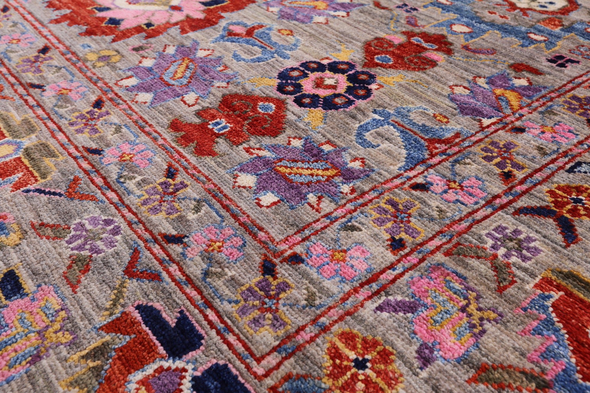 Persian Fine Serapi Hand Knotted Wool Rug - 8' 1" X 9' 10" - Golden Nile