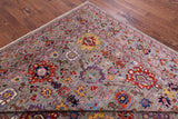 Persian Fine Serapi Hand Knotted Wool Rug - 8' 1" X 9' 10" - Golden Nile