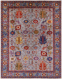 Persian Fine Serapi Hand Knotted Wool Rug - 9' 0" X 11' 10" - Golden Nile