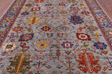 Persian Fine Serapi Hand Knotted Wool Rug - 9' 0" X 11' 10" - Golden Nile