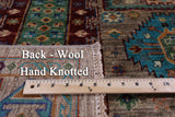 Turkmen Ersari Hand Knotted Wool Rug - 5' 2" X 6' 10" - Golden Nile