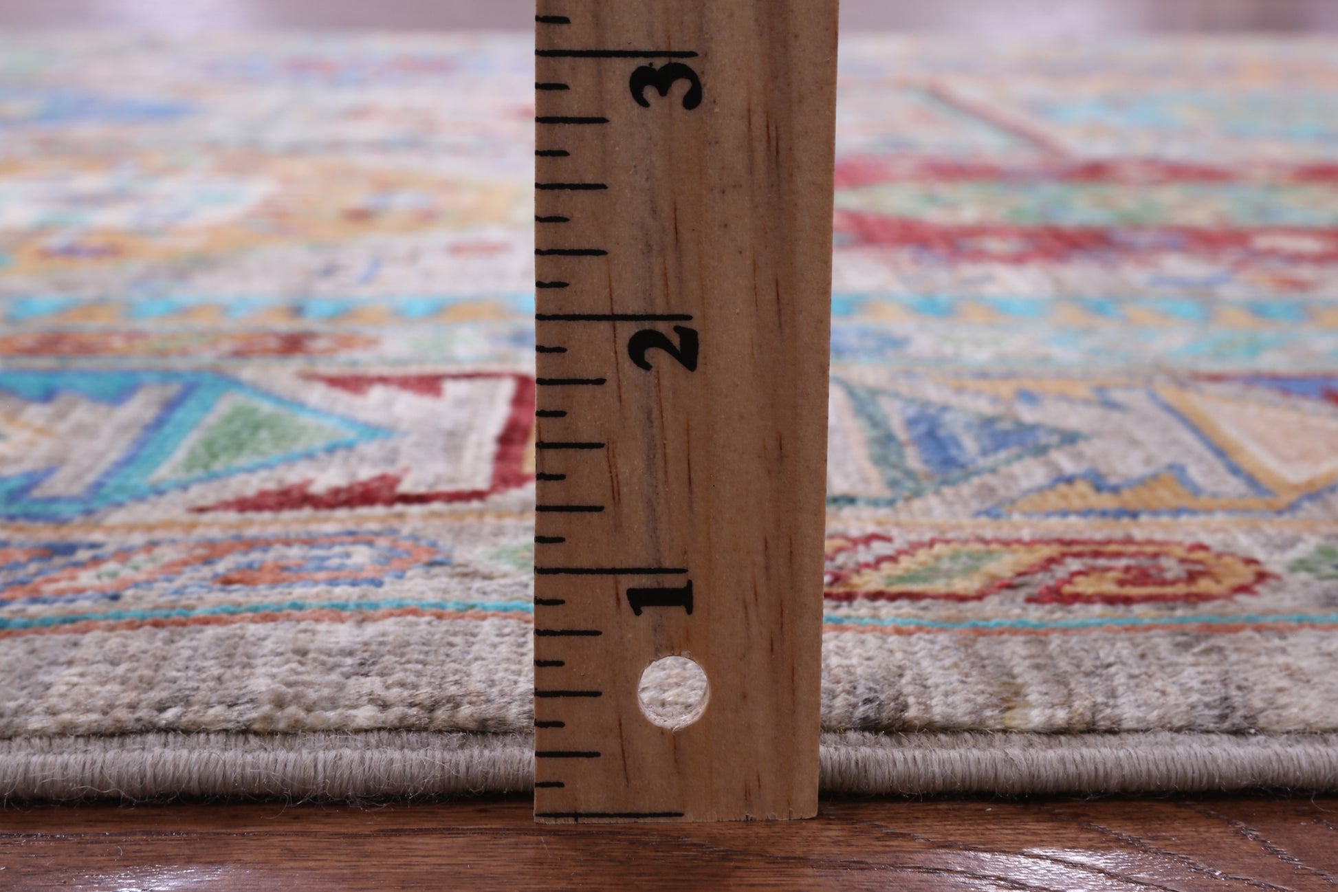 Turkmen Ersari Hand Knotted Wool Rug - 5' 2" X 6' 10" - Golden Nile