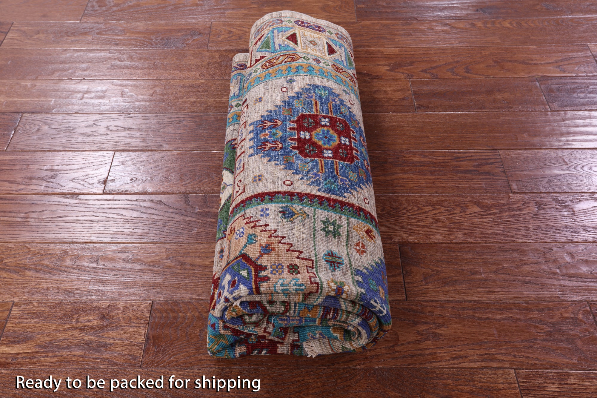 Turkmen Ersari Hand Knotted Wool Rug - 5' 2" X 6' 10" - Golden Nile