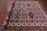 Super Kazak Hand Knotted Wool Rug - 9' 0" X 12' 1" - Golden Nile