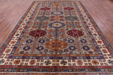 Super Kazak Hand Knotted Wool Rug - 9' 0" X 12' 1" - Golden Nile
