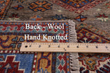 Super Kazak Hand Knotted Wool Rug - 5' 6" X 7' 10" - Golden Nile