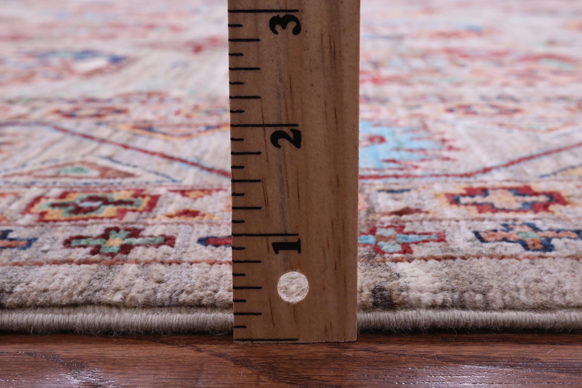 Turkmen Ersari Hand Knotted Wool Rug - 5' 7" X 8' 0" - Golden Nile