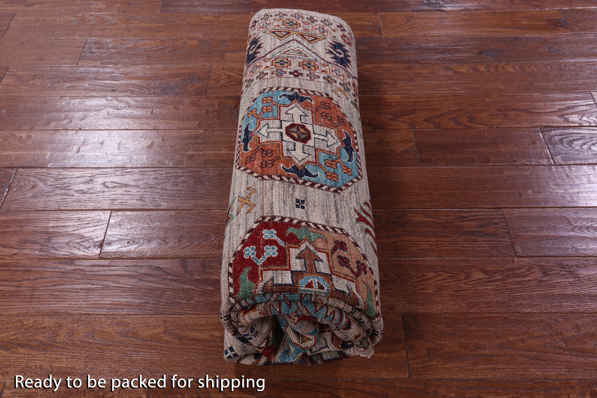Turkmen Ersari Hand Knotted Wool Rug - 5' 7" X 8' 0" - Golden Nile