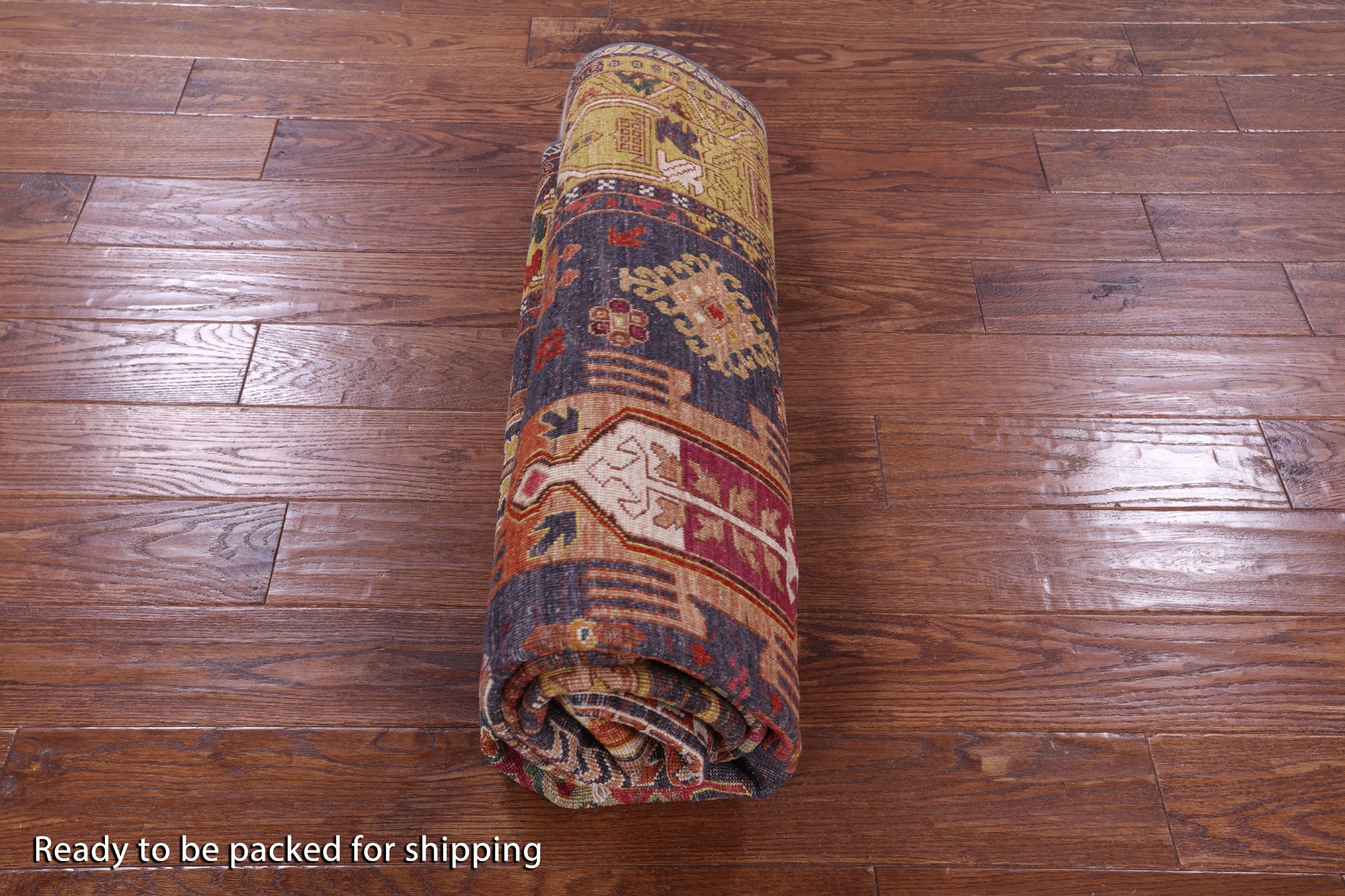 Persian Fine Serapi Hand Knotted Wool Rug - 5' 6" X 8' 2" - Golden Nile