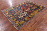 Persian Fine Serapi Hand Knotted Wool Rug - 5' 6" X 8' 2" - Golden Nile