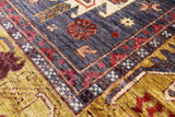 Persian Fine Serapi Hand Knotted Wool Rug - 5' 6" X 8' 2" - Golden Nile