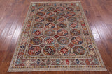 Turkmen Ersari Handmade Wool Rug - 4' 11" X 6' 7" - Golden Nile