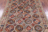 Turkmen Ersari Handmade Wool Rug - 4' 11" X 6' 7" - Golden Nile