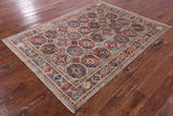 Turkmen Ersari Handmade Wool Rug - 4' 11" X 6' 7" - Golden Nile